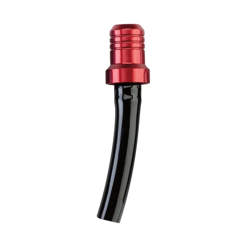 Tapón de ventilación de depósito con válvula antirretorno de aluminio Moose Racing rojo