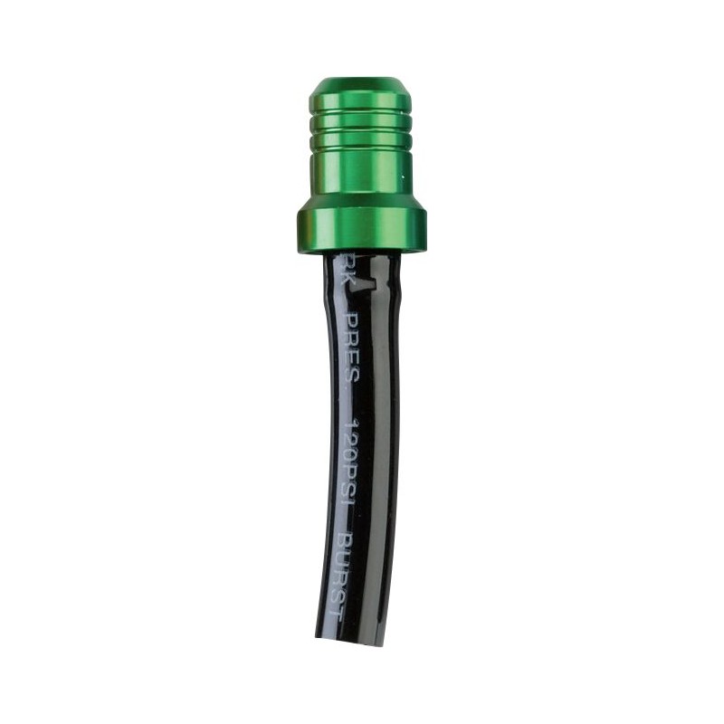 Tapón de ventilación de depósito con válvula antirretorno de aluminio Moose Racing verde