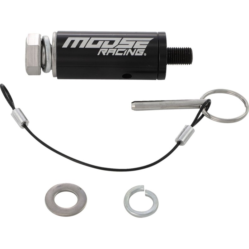 Soporte para bandera de seguridad de desmontaje rápido Moose Racing negro