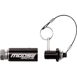 Soporte para bandera de seguridad de desmontaje rápido Moose Racing negro