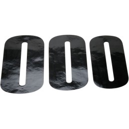 Número de competición Moose Racing negro 4,5 pulgadas nº 0