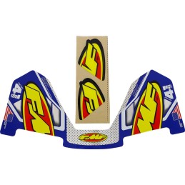 Kit de logotipos FMF 4.1 2020 azul