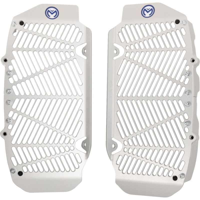 Refuerzos de radiador Moose Racing Triumph MX plateados