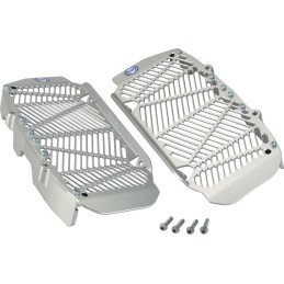 Refuerzos de radiador Moose Racing Triumph MX plateados