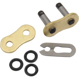 Enganche de cadena con clip paso 520 FB Moose Racing dorado