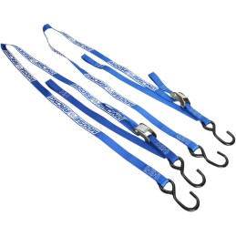 Cincha de amarre 2,1 m con extensión de correa blanda Moose Racing azul