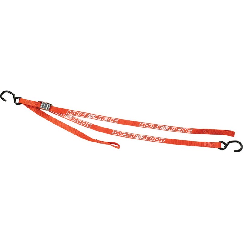 Cincha de amarre 2,1 m con extensión de correa blanda Moose Racing naranja