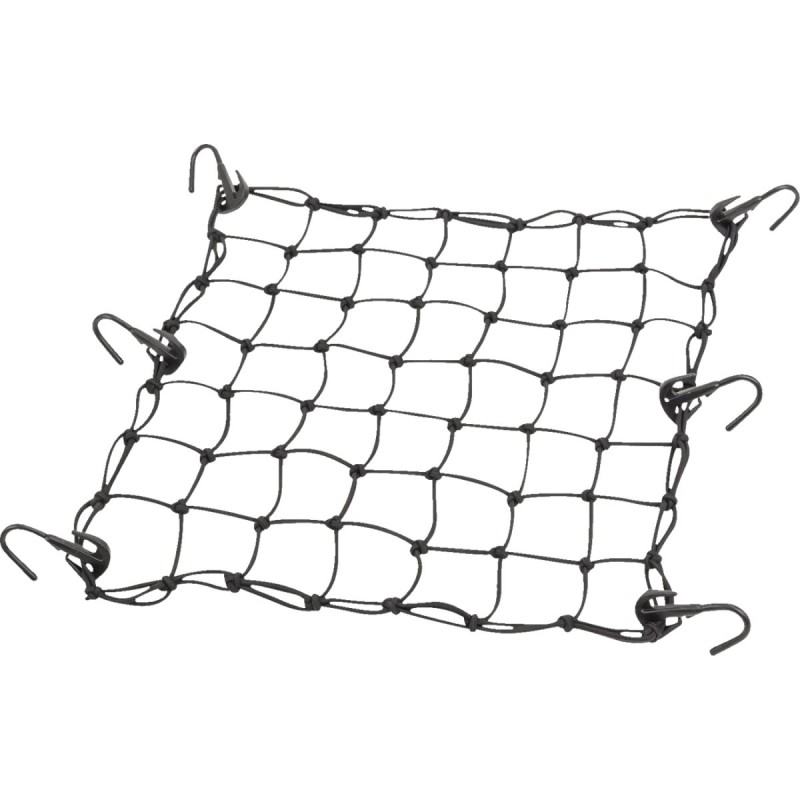 Red de carga ajustable 15 x 15 pulgadas Moose Racing negra