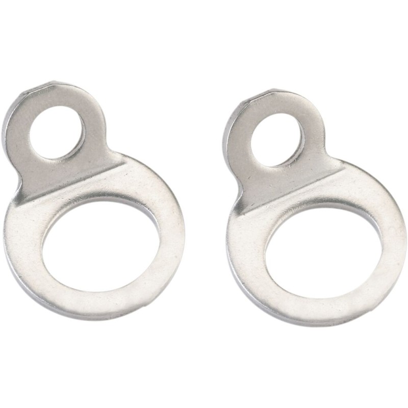 Argollas de amarre atornillables Moose Racing plateadas