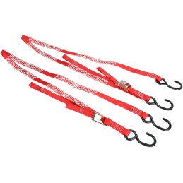Cincha de amarre 2,1 m con extensión de correa blanda Moose Racing rojo