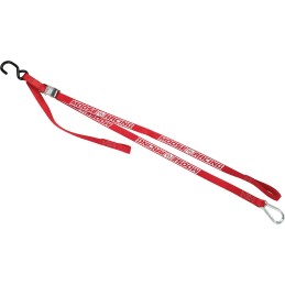 Cincha de amarre 2,1 m con mosquetón Moose Racing rojo