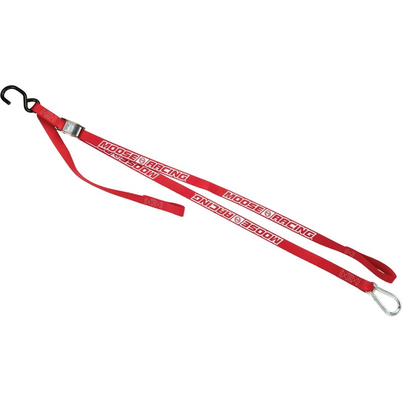 Cincha de amarre 2,1 m con mosquetón Moose Racing rojo