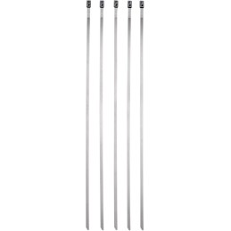Bridas de acero inoxidable 8 pulgadas Moose Racing pack de 5