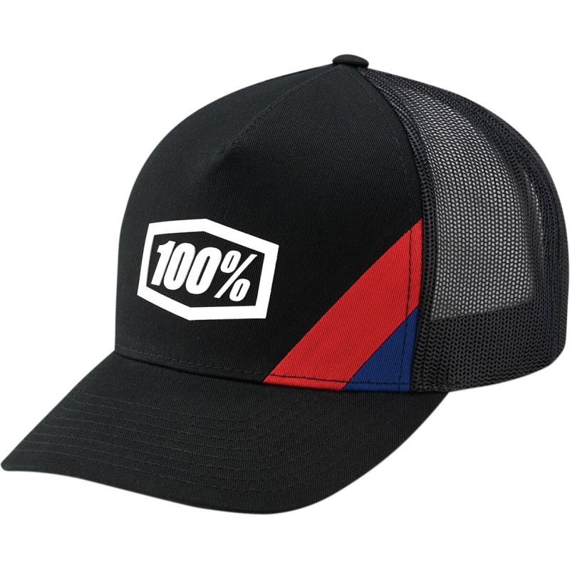 100% Gorra Cornerstone Flexfit negra talla única