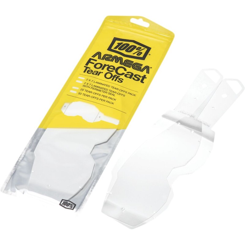 Tear-offs 100% Armega F-S pack de 20