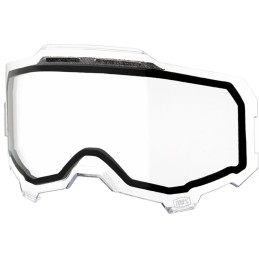 Lente doble de recambio 100% Armega Ventilada transparente