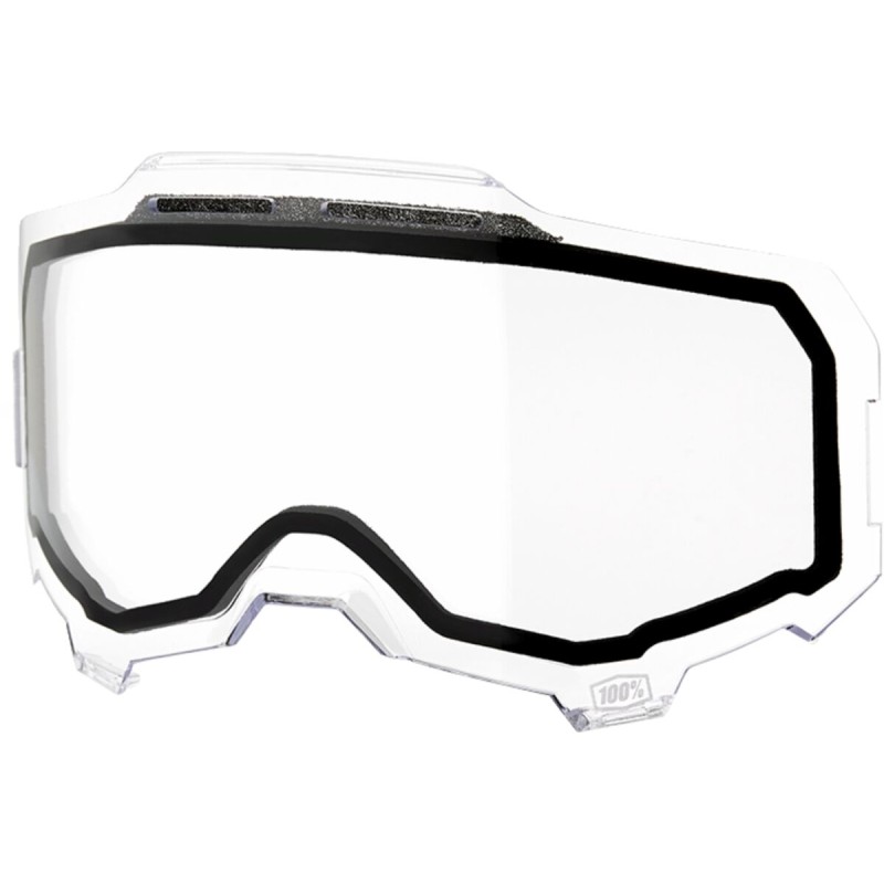 Lente doble de recambio 100% Armega Ventilada transparente