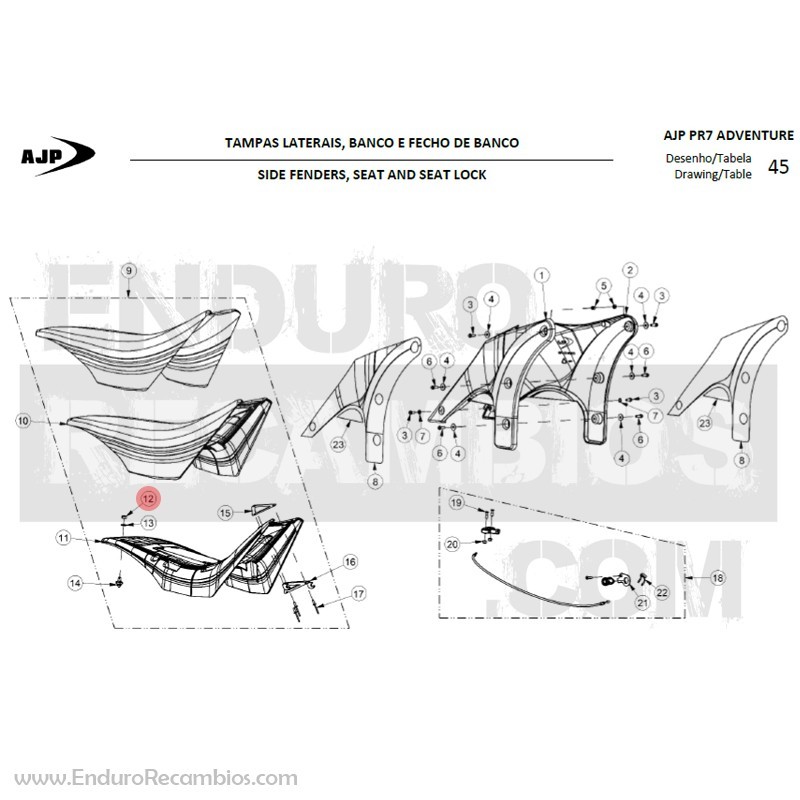 TUERCA CON BRIDA (DIN 985 M8) PC0985008000