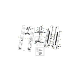 KIT CASQUILLOS HORQUILLA XTRAINER - 036340118200