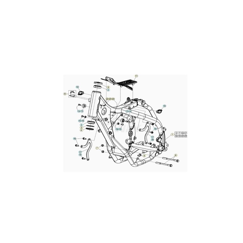 RACORD MOTOR RK6-50/ TUBO GASOLINA RR-T/ART - RR-4T- RR 125 - 2723470000