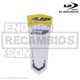 Adhesivo guardabarros trasero AJP PR7 amarillo