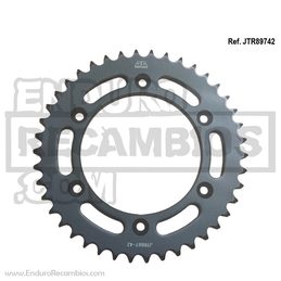 Corona de acero JT Sprockets 42 dientes paso 520 - JTR897.42