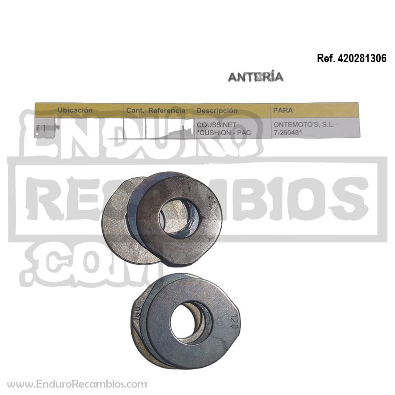 THRUST WASHER SET. MAG SIDE 420281306
