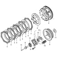 EMBRAGUE 125/200 AJP PR4 13-20 (Tabla 10)
