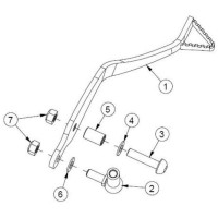 PEDAL DE FRENO AJP PR4 08-12 (Tabla 23)