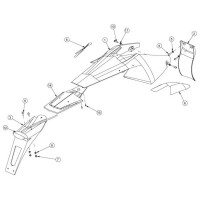 GUARDABARROS TRASERO AJP PR4 08-12 (Tabla 39)