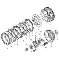 EMBRAGUE AJP PR4 05-07 (Tabla 06)