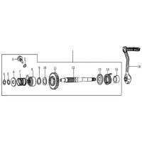 EJE DE ARRANQUE A PEDAL AJP PR3 13-20 (Tabla 08)