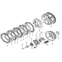 EMBRAGUE 125/200 AJP PR3 13-20 (Tabla 11)