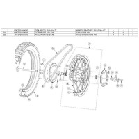 RUEDA TRASERA AJP PR3 13-20 (Tabla 31)