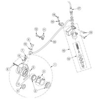 FRENO TRASERO AJP PR3 07-12 (Tabla 37)