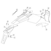 GUARDABARROS TRASERO AJP PR3 07-12 (Tabla 39)