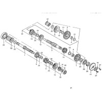 CAJA DE CAMBIOS SPR 125 AJP SPR 125/240 (Tabla 05)