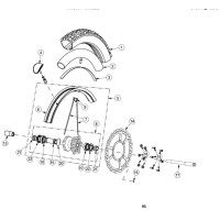 RUEDA DELANTERA AJP SPR 125/240 (Tabla 34)