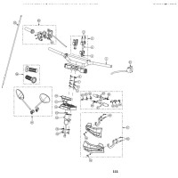 MANILLAR, MANDOS E INTERRUPTORES AJP SPR 125/240 (Tabla 40)