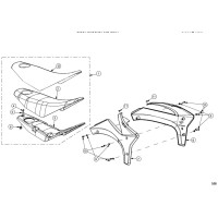 TAPAS LATERALES Y ASIENTO AJP SPR 250 (Tabla 41)
