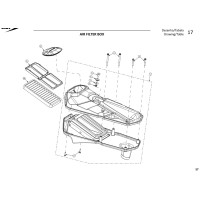 CAJA DEL FILTRO DE AIRE AJP SPR 310/510 (Tabla 17)