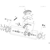 RUEDA TRASERA AJP SPR 310/510 (Tabla 31)