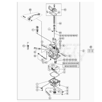 CARBURADOR 125-200 2T 21