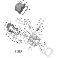 01- Rotax - Cylinder Head, Front