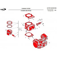 DESPIECE AJP PR7 cilindro