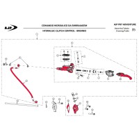 EMBRAGUE HIDRAÚLICO - BREMBO AJP PR7 (Tabla 33)