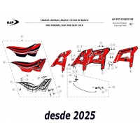 TAPAS DELANTERAS Y ASIENTO AJP PR7 DESDE 2025 (Tabla 42)
