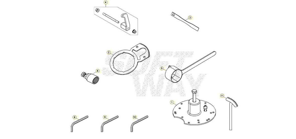 Hoja del despiece · Herramientas Motor