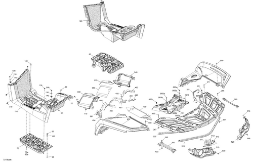 Hoja del despiece · 07- Body - Rear Section