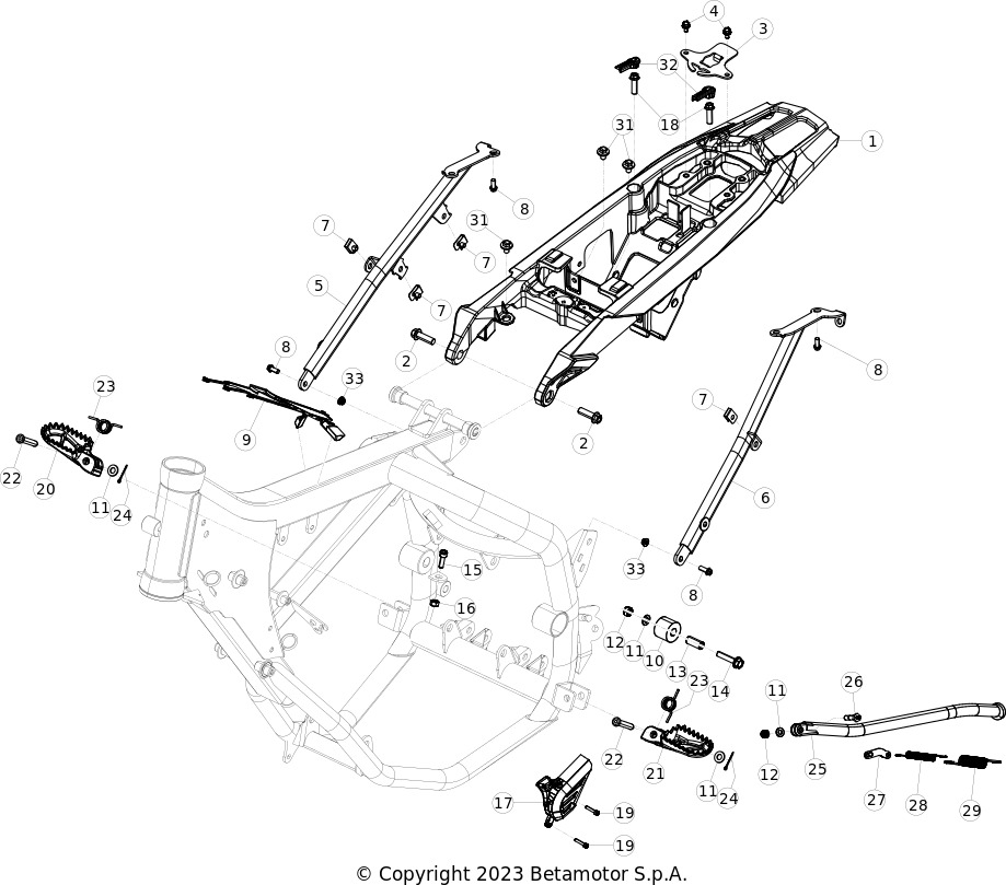 Hoja del despiece · ACCESORIOS CHASIS